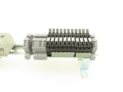 Sprecher+Schuh V7-W3 2.5mm² Terminals Fuse Holders DIN Rails 2-Pole Lot of 218