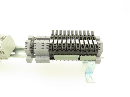 Sprecher+Schuh V7-W3 2.5mm² Terminals Fuse Holders DIN Rails 2-Pole Lot of 218