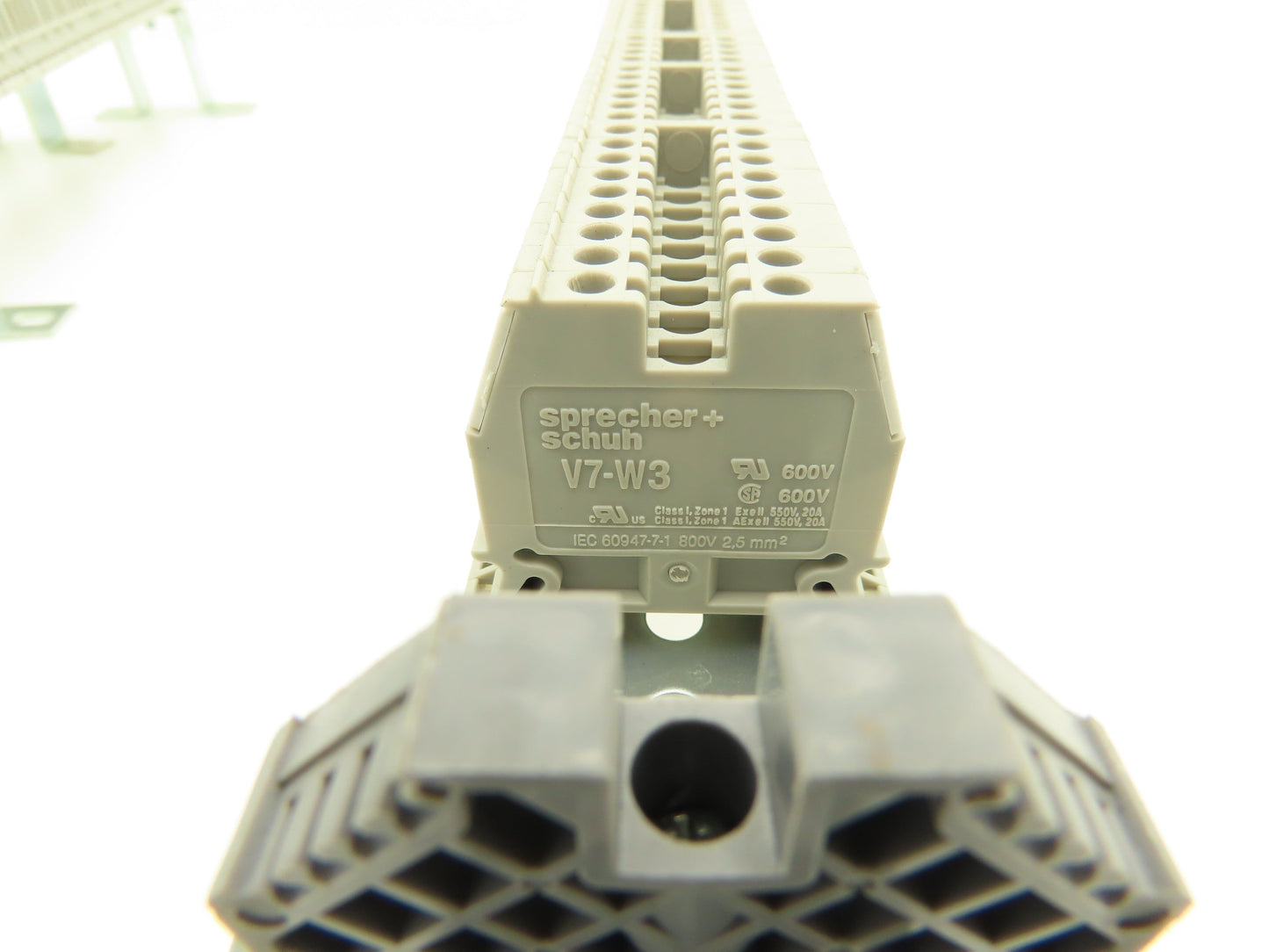 Sprecher+Schuh V7-W3 2.5mm² Terminals Fuse Holders DIN Rails 2-Pole Lot of 218