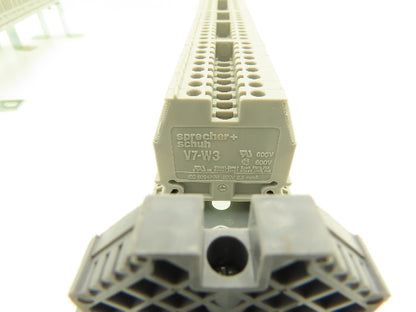 Sprecher+Schuh V7-W3 2.5mm² Terminals Fuse Holders DIN Rails 2-Pole Lot of 218
