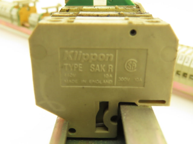 Klippon SAK R 10A Fuse Holders DIN Rails Lot of 236