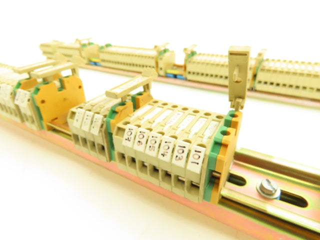 Klippon SAK R 10A Fuse Holders DIN Rails Lot of 236