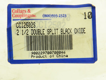 Collars & Couplings CCI2502S Split Shaft Collar 2-1/2" Black Oxide Lot of 5