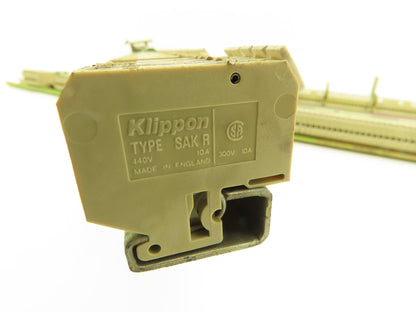 Klippon SAK R 10A Fuse Holders DIN Rails Lot of 383