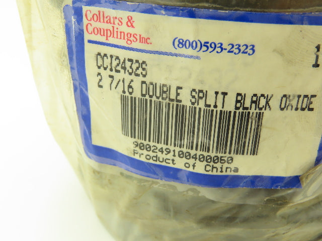 Collars & Couplings CCI2432S Split Shaft Collar 2-7/16" Black Oxide Lot of 5