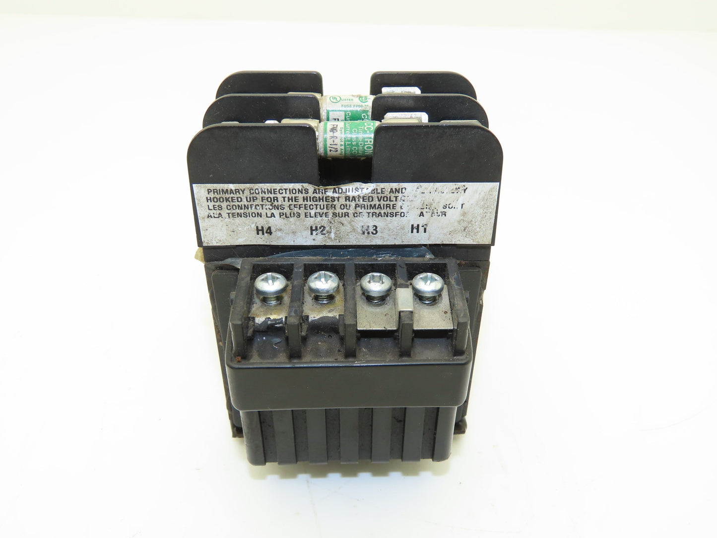Hammond PTD100MQMJ-3 1PH 220-480 VAC Pri 110-120 VAC Sec Fuse Holder