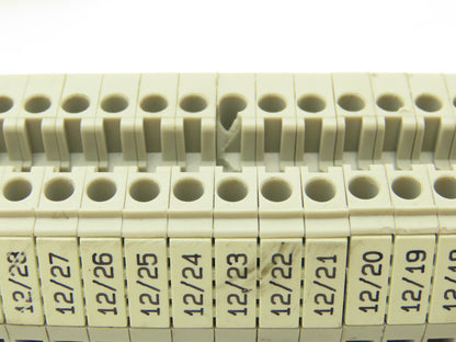 Allen Bradley 1492-W3 1492-WG4 Terminal DIN Rail 22-12AWG 2-Pole Lot of 296