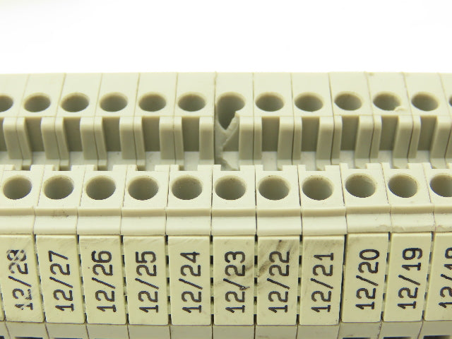 Allen Bradley 1492-W3 1492-WG4 Terminal DIN Rail 22-12AWG 2-Pole Lot of 296