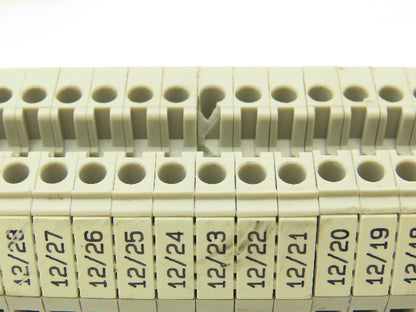 Allen Bradley 1492-W3 1492-WG4 Terminal DIN Rail 22-12AWG 2-Pole Lot of 296