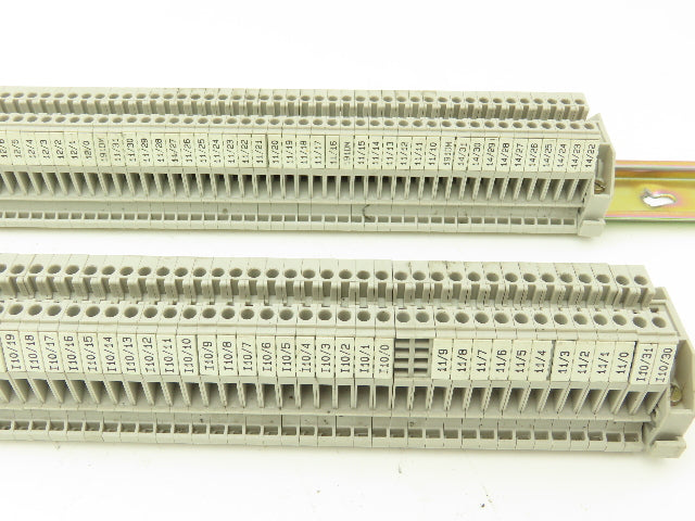 Allen Bradley 1492-W3 1492-WG4 Terminal DIN Rail 22-12AWG 2-Pole Lot of 296