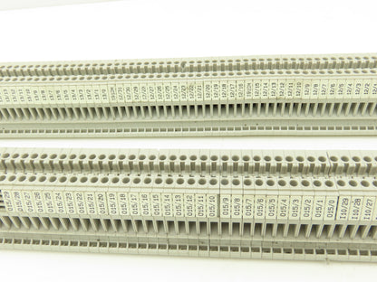 Allen Bradley 1492-W3 1492-WG4 Terminal DIN Rail 22-12AWG 2-Pole Lot of 296