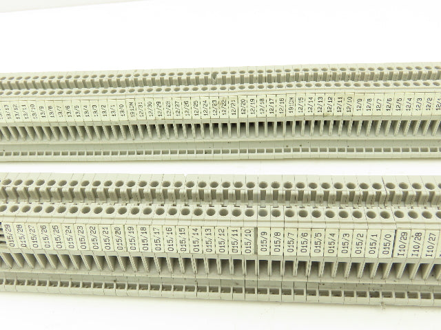 Allen Bradley 1492-W3 1492-WG4 Terminal DIN Rail 22-12AWG 2-Pole Lot of 296