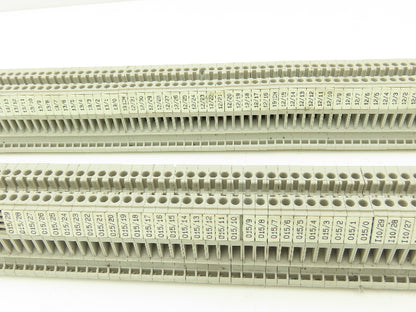Allen Bradley 1492-W3 1492-WG4 Terminal DIN Rail 22-12AWG 2-Pole Lot of 296