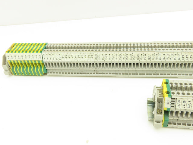 Allen Bradley 1492-W3 1492-WG4 Terminal DIN Rail 22-12AWG 2-Pole Lot of 296