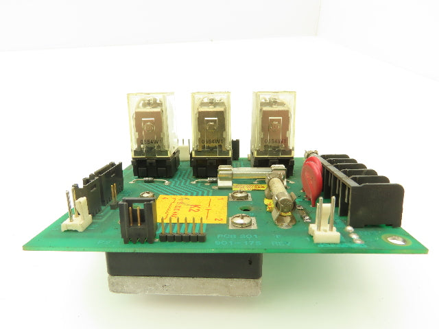 Anilam 901-175 PCB 801 Rev F Stop Relay Circuit Board