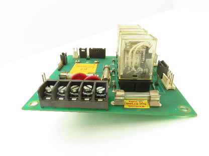 Anilam 901-175 PCB 801 Rev F Stop Relay Circuit Board