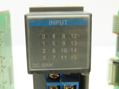 Allen Bradley 1746-IB16 SLC 500 Input Module Series C Lot of 6 Missing Door