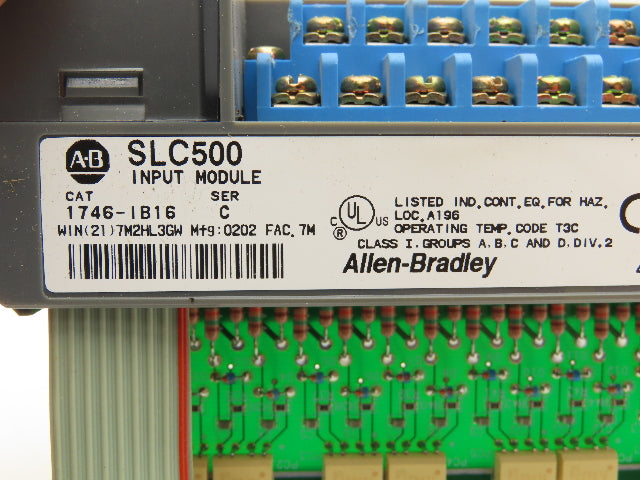 Allen Bradley 1746-IB16 SLC 500 Input Module Series C Lot of 6 Missing Door