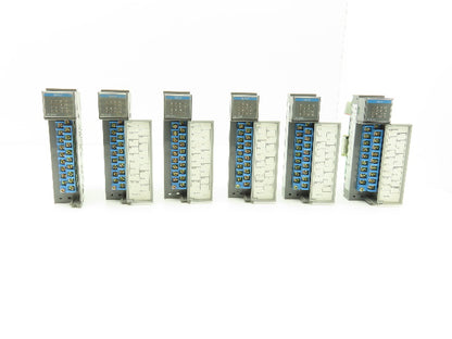 Allen Bradley 1746-IB16 SLC 500 Input Module Series C Lot of 6 Missing Door