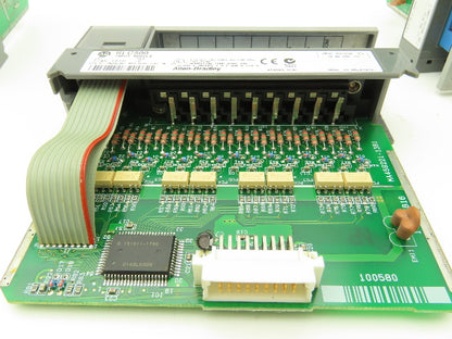 Allen Bradley 1746-IB16 SLC 500 Input Module Series C Lot of 6 Missing Door