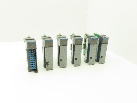 Allen Bradley 1746-IB16 SLC 500 Input Module Series C Lot of 6 Missing Door