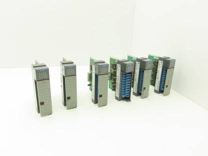 Allen Bradley 1746-OB16 SLC 500 Output Module Series D Missing Door Lot of 6