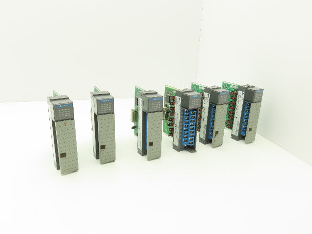 Allen Bradley 1746-OB16 SLC 500 Output Module Series D Missing Door Lot of 6