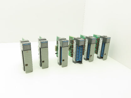 Allen Bradley 1746-OB16 SLC 500 Output Module Series D Missing Door Lot of 6
