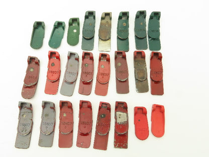 18609 18607 Red Green Up Down DN Levers Lot of 24