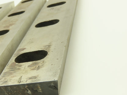 Zenith Cutter Chompers 10" Granulator Blade Knife Steel 4-Hole  Lot of 4