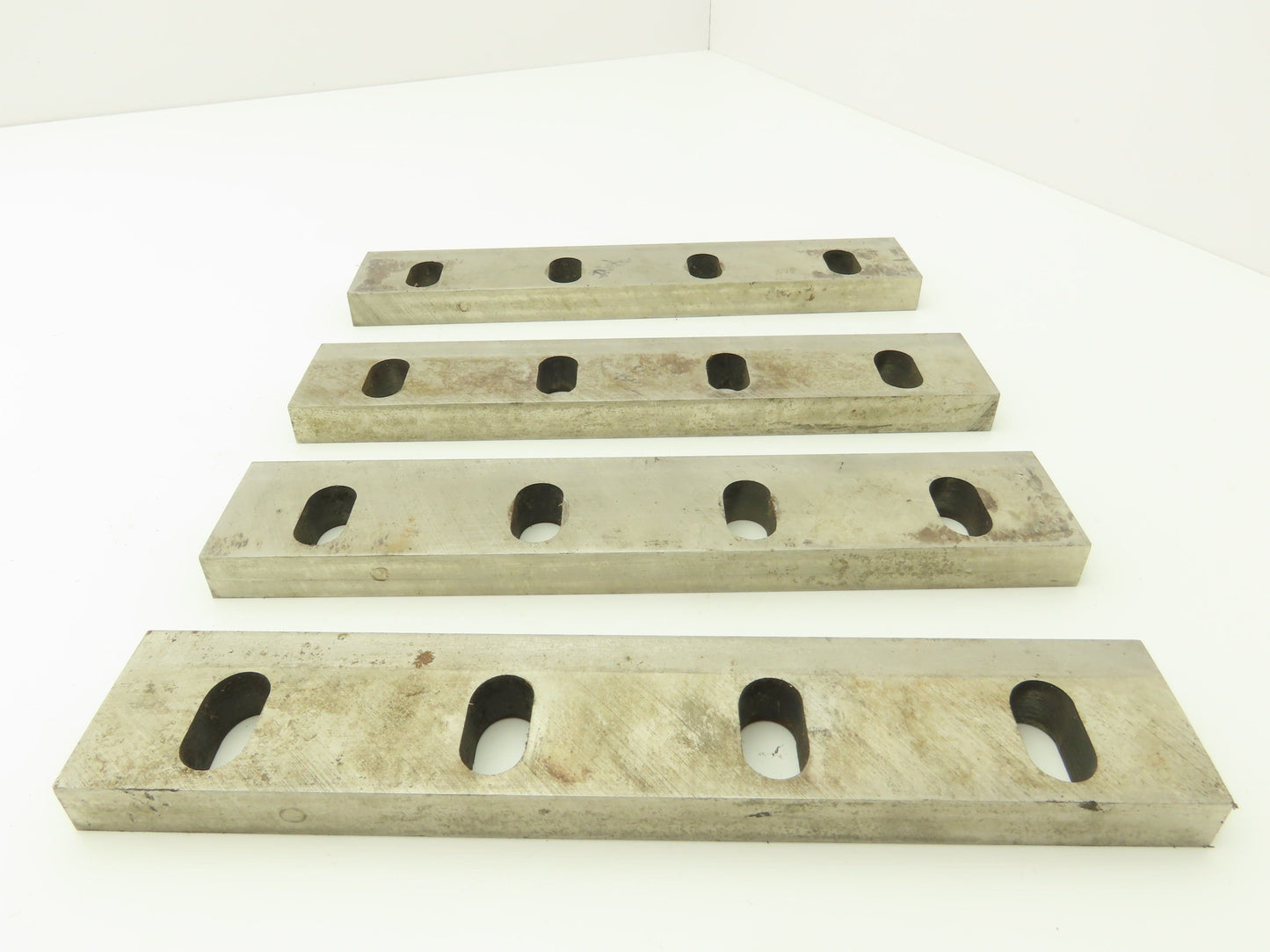 Zenith Cutter Chompers 10" Granulator Blade Knife Steel 4-Hole  Lot of 4