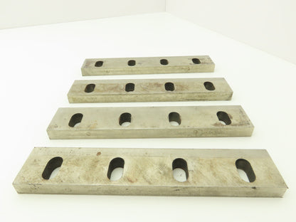 Zenith Cutter Chompers 10" Granulator Blade Knife Steel 4-Hole  Lot of 4