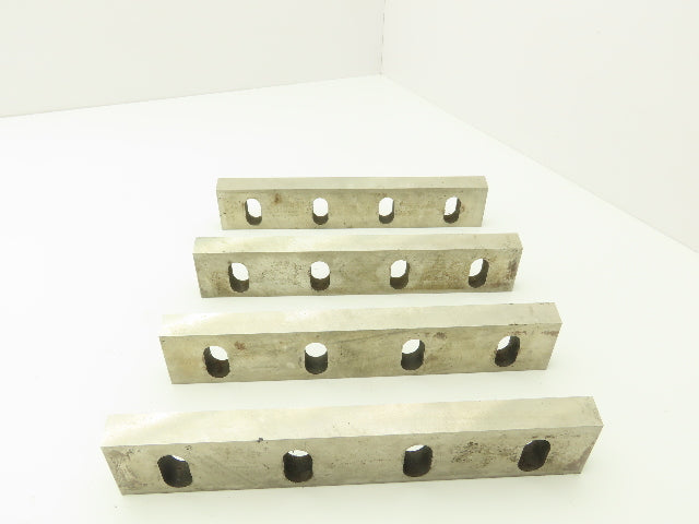 Zenith Cutter Chompers 10" Granulator Blade Knife Steel 4-Hole  Lot of 4