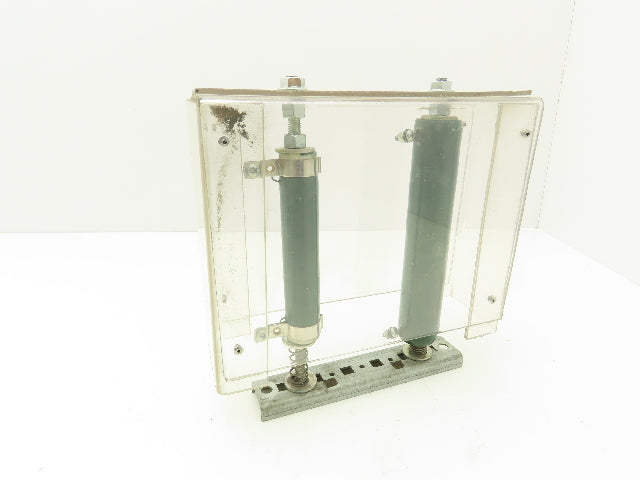 SIR Resistor Set 820O 90W | 150R 150W | DIN Rail | Acrylic Hazard Cage