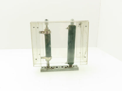 SIR Resistor Set 820O 90W | 150R 150W | DIN Rail | Acrylic Hazard Cage