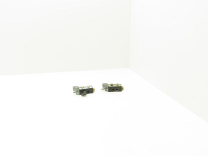 Fabco Air 18HL-4 Manual Pneumatic Control Valve 5/2 Type 1/8" NPT Spool Lot of 2