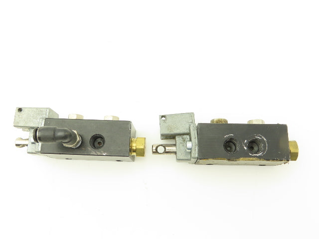 Fabco Air 18HL-4 Manual Pneumatic Control Valve 5/2 Type 1/8" NPT Spool Lot of 2