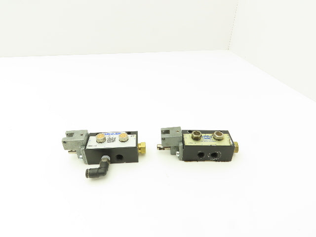 Fabco Air 18HL-4 Manual Pneumatic Control Valve 5/2 Type 1/8" NPT Spool Lot of 2