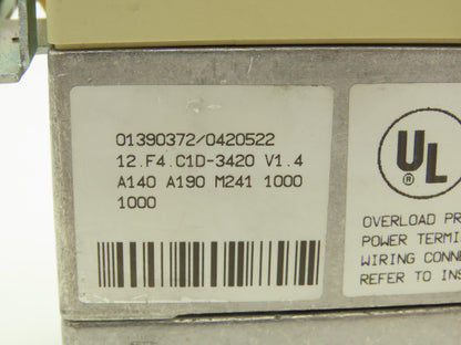 KEB 12.F4.C1D-3420/1.4 Combivert AC Drive 3PH 6.6KVA 480V 7.6A 4kW