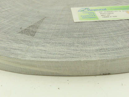 Habasit MNT-8P Flat Conveyor Belt 18mm x 328' White Fabric Machine Tape