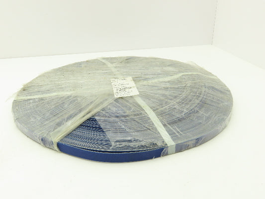 Nitta TTP-8E18N Flat Conveyor Belt 16mm x 328' Blue White Fabric Machine Tape
