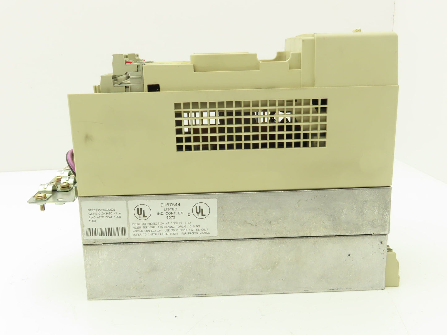 KEB 12.F4.C1D-3420/1.4 Combivert AC Drive 3PH 6.6KVA 480V 7.6A 4kW