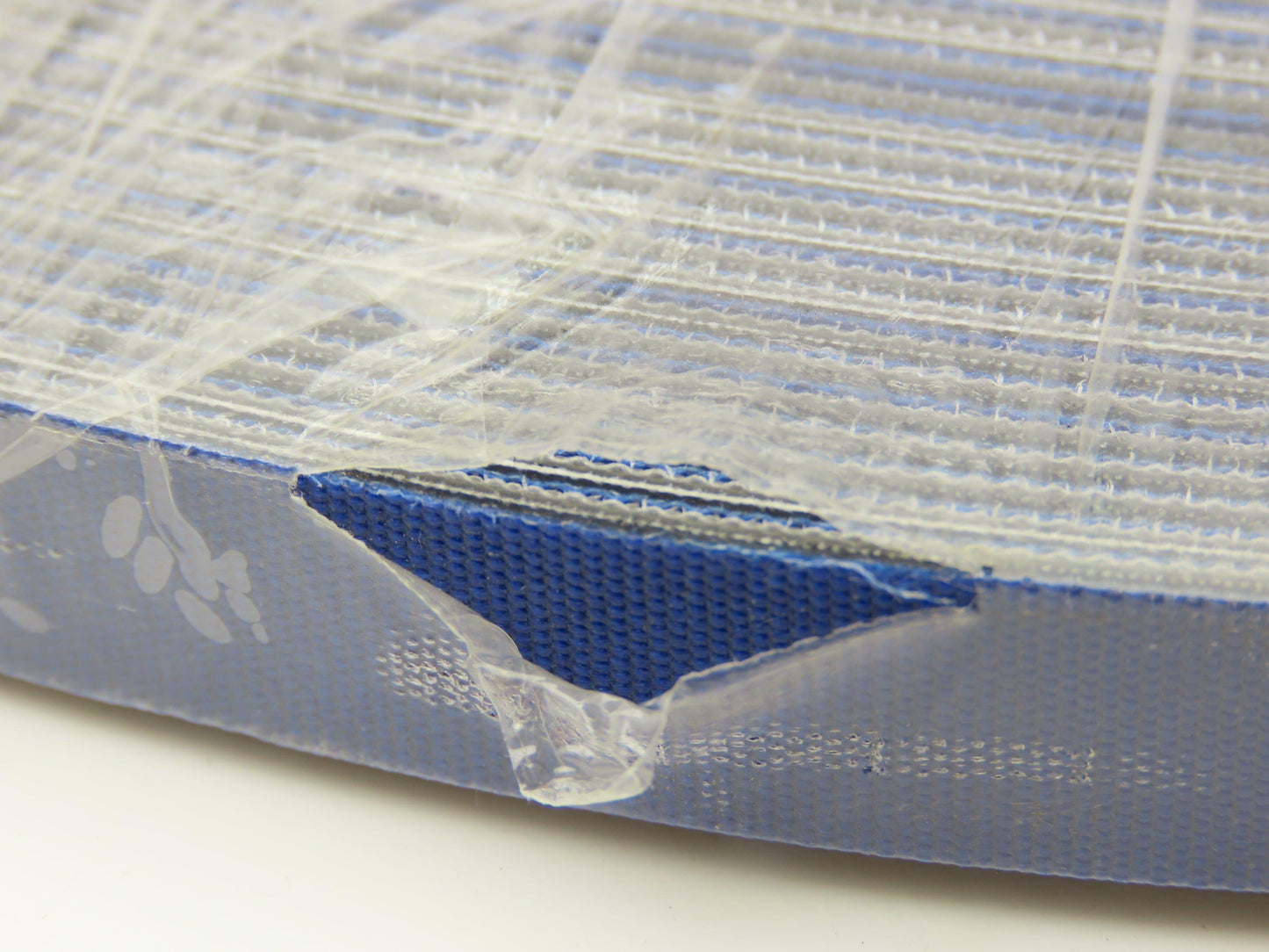Nitta TTP-8E18N Flat Conveyor Belt 14mm x 328' Blue White Fabric Machine Tape
