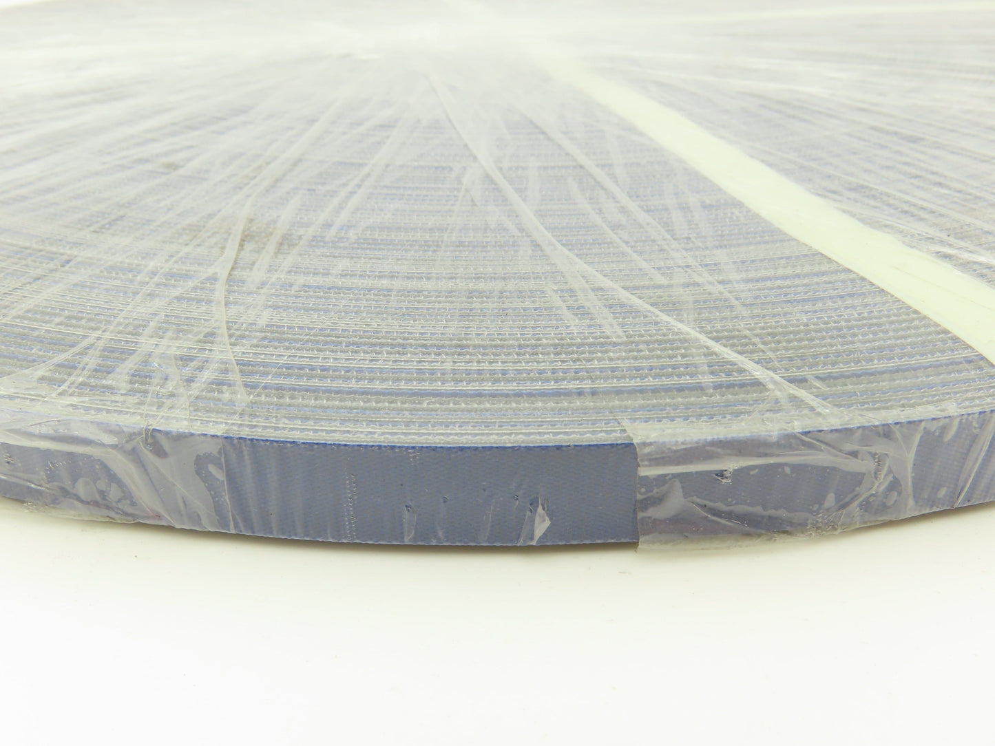 Nitta TTP-8E18N Flat Conveyor Belt 14mm x 328' Blue White Fabric Machine Tape
