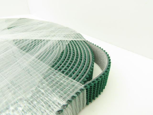 Grip-Top Conveyor Belt 1-7/16" x 100' Green PVC Rubber 2-Ply