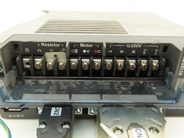 Delta ASD-B2-0421-B AC Servo Drive 400W 1PH/3PH 230VAC Input 110VAC 0-250Hz 2.6A