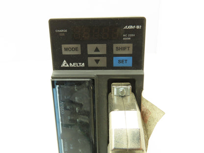 Delta ASD-B2-0421-B AC Servo Drive 400W 1PH/3PH 230VAC Input 110VAC 0-250Hz 2.6A