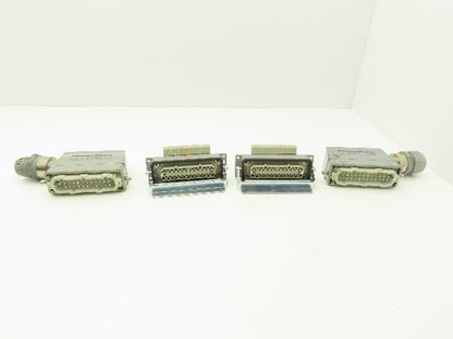 Phoenix Contact 24-Pin 16A Male Female Connector HC-KA Terminals Lot of 4