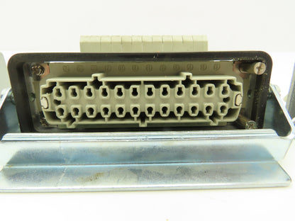 Phoenix Contact 24-Pin 16A Male Female Connector HC-KA Terminals Lot of 4