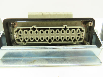 Phoenix Contact 24-Pin 16A Male Female Connector HC-KA Terminals Lot of 4